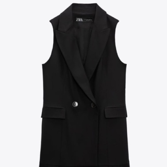 Zara Buttoned Waistcoat - Picture 1 of 11